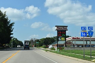 Highway 16 joins Spring Valley and U.S. 63 with Preston to the east and Grand Meadow to the west.