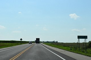 Austin is the seat of Mower County 31 miles ahead along Interstate 90.