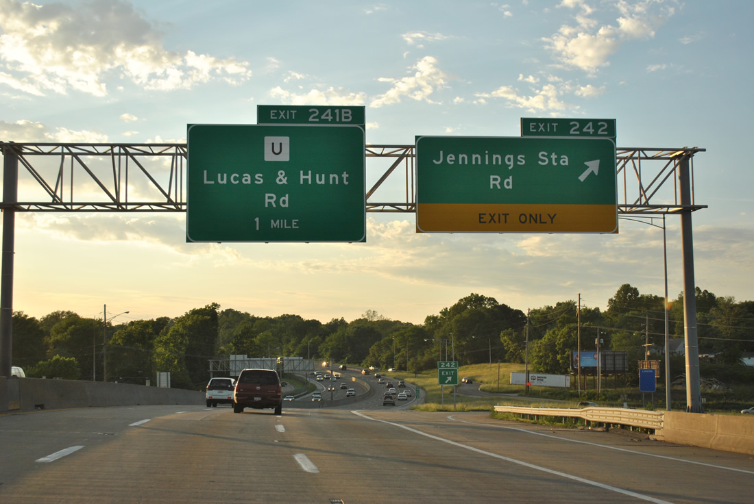 Interstate 70 West - St. Louis County - AARoads - Missouri