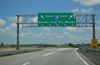 Designated in 2010 and abbreviated as the CKC, Route 110 forms a multi state highway along I-35 north to Cameron and U.S. 36 east across the state to I-72 at Hannibal. Together with IL 110, the CKC provides an alternate route to I-55 and I-70 to Chicago.