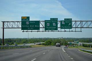 Exit 11B leaves Interstate 635 south for Route 9 (River Park Drive). The state highway travels just 14.24 miles from Downtown Kansas City to Barry Road at Platte Ridge in Kansas City.