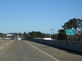 The ensuing 2.2 miles of U.S. 11 north pass through the city of Petal.