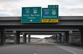 Interstate 269 encircles the Memphis area north from I-22 to Collierville and Arlington, Tennessee.