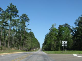 The southern section of MS 15 travels mostly through DeSoto National Forest along a 30.6 mile course to MS 67 at D&apos;Iberville. The northern section originates from U.S. 98 at Beaumont.