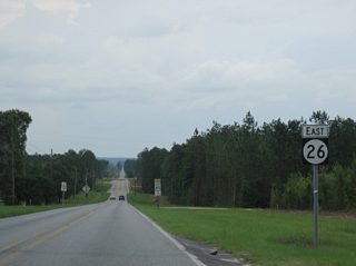Continuing beyond MS 57, MS 26 lowers 108 feet to the Pascagoula River.