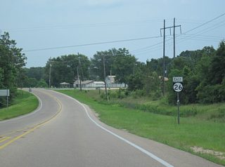The final 2.9 miles of MS 26 leading into Lucedale is locally maintained by George County and the city of Lucedale. Maintenance changed following completion of the Lucedale bypass for MS 63 in November 2000.3
