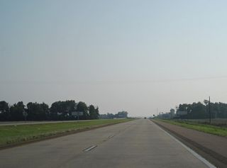 There are no exits along I-69/MS 713 north along the 1.59 mile section in Tunica County.