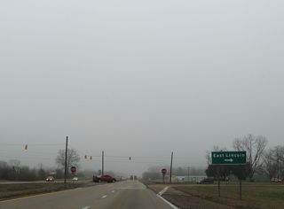 East Lincoln Drive branches south from MS 184 (Monticello Street) to meet U.S. 84 at a stop sign intersection. The unincorporated community of East Lincoln lies 7.7 miles to the southeast.
