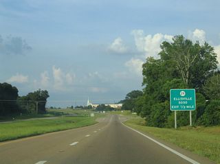 U.S. 84 converges with MS 29 at a parclo A2 interchange north of Pleasant Ridge.