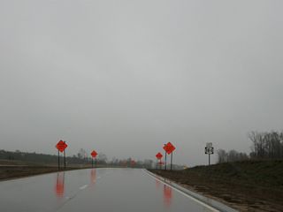 U.S. 84 converges with the east end of MS 184 from Silver Creek at Rabbit Road.