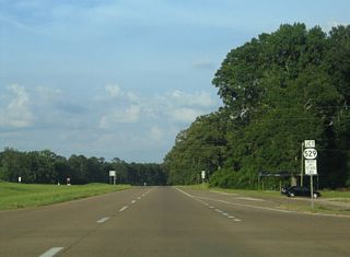 2.02 miles east into Jones County, U.S. 84 intersects the south end of MS 529 at Hebron.