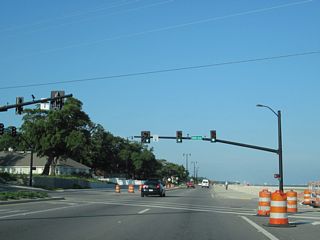 U.S. 90 intersects 20th Avenue east of Mississippi Aquarium.