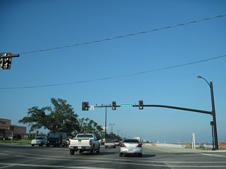U.S. 90 east at Courthouse Road and the community of Mississippi City.