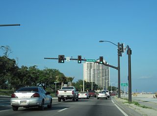 Straddling the Biloxi / Gulfport city line, Debuys Road heads 1.25 miles north from U.S. 90 (Beach Boulevard) to the Mississippi Gulf Coast Community College Harrison County Campus.