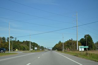 U.S. 90 east at Kreole Avenue north into Moss Point.