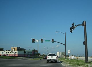 The signalized intersection with Ocean Club Boulevard serves The Ocean Club condominium community.