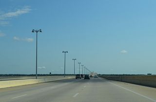 1.6 miles in length, the Biloxi Bay Bridge was constructed as a design-build contract awarded in June 2006. Costing $338.6 million, the span partially opened to traffic in November 2007 and fully on April 7, 2008 (LaFontaine, 2008).