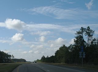 U.S. 90 was realigned to separate from MS 607 west at an intersection with a 90-degree angle. The former roadway was demolished by 2013.