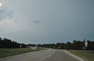 Historically MS 57 replaced what was MS 59. MS 59 traveled south from McLain to the Mississippi Gulf Cost. The portion of MS 57 east to Leakesville was formerly MS 594.