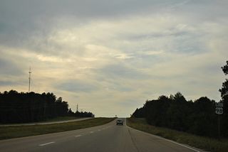 Ernest Pipkins Road intersects U.S. 98 just west of the diamond interchange with MS 63. The rural route links U.S. 98 with MS 198 (Main Street) to the south and Beaver Dam Road to the east.
