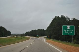 U.S. 49 connects Hattiesburg and the I-59 corridor south with Wiggins, Gulfport and the Mississippi Gulf Coast.