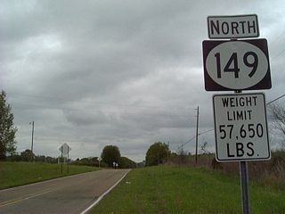 MS 149 through Mount Olive follows the pre-expressway alignment of U.S. 49 for 3.20 miles through the Covington County town. This was the first confirming marker posted along S Main Street.