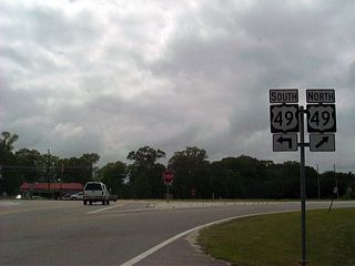 The west end of Mississippi Highway 590 ties into U.S. 49 at the Covington County seat of Seminary.