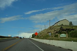 Climbing from Cut Bank Creek, U.S. 2 enters the city of Cut Bank east at 2nd Street SW.