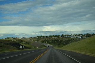 U.S. 2 east at Cut Bank, Montana