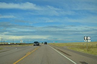 S-444 (Meriwether Road) runs 19.78 miles north to Buffalo Lake and S-213 by Eagle Point.