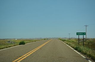 Old Highway 10 provides an alternate route to Interstate 94 northeast from Powder River Road seven miles to the town of Terry.