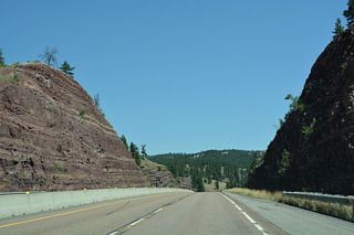 Interstate 15 north after mile marker 220.