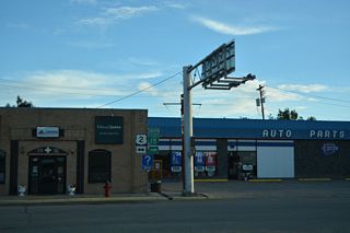 U.S. 2 (Main Street) continues east through the Shelby business district to Montana Avenue, which is part of truck routes from Oilfield Avenue and Front Street. East from Shelby, U.S. 2 travels to Havre.