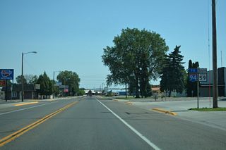 MT 59 (Main Street) east ahead of Earling Avenue.