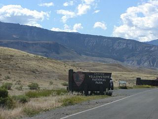 Looking north at the arch toward Montana.