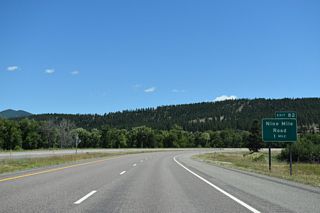 Highway 10 (Old U.S. 10) from Railroad Avenue in Alberton runs along the north side of the Clark Fork river to Soudan to Remount Road. Remount Road stems north to the Ninemile Remount Depot and Historic Ranger Station along Nine Mile Road.