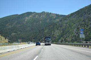 U.S. 12 combines with Interstate 90 east from Missoula to Garrison and Exit 174. Old U.S. 10-12 and MT 200 parallel the freeway and adjacent BNSF Railroad to the south along Broadway Street east to Exit 107.
