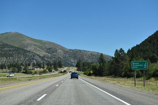 Bonner lies along MT 200 just east from I-90/U.S. 12. Drummond at MT 1 follows in 45 miles. Butte, the eastbound control city, is 115 miles away.