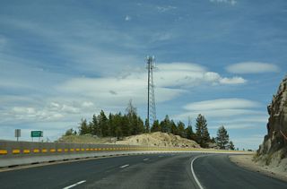 Interstate 90 enters Jefferson County east at Homestake Pass.