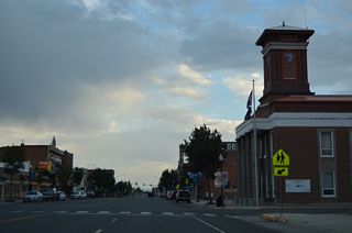 Deer Lodge City Hall is on the southwest corner of Main Street and Cottonwood Avenue.