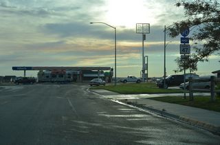 The shield for MT 47 north appears where Business Loop I-90 turns north onto Crawford Avenue from 14th Street W.
