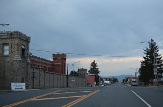 The Old Montana Prison &amp; Auto Museum occupies three blocks along the west side of Business Loop I-90 (Main Street).