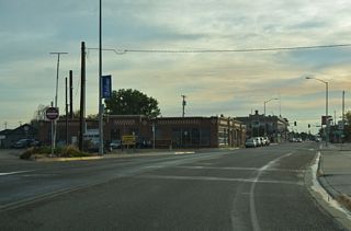 3rd Street E diverges from the adjacent BNSF Railway west at Railway Street and Cheyenne Avenue.