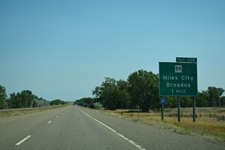 Joining Miles City with Broadus 77 miles to the southeast, MT 59 replaced U.S. 312, which was decommissioned in 1979.