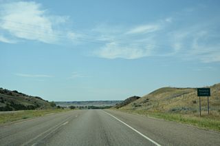 I-94/U.S. 12 west enter Rosebud County between Snell Creek and mile marker 120.