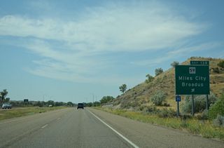 MT 59 between Business Loop I-94 (Main Street) in Miles City and U.S. 212 near Broadus was historically U.S. 312 until 1979.