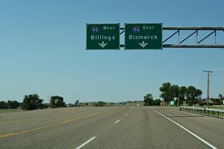 Business Loop I-94 (Towne Street) concludes at a trumpet interchange (Exit 210) with Interstate 94.