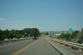 Business Loop I-94 bee lines west from the diamond interchange joining U.S. 12 with Interstate 94 at Exit 141.
