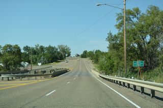 Upper Seven Mile Creek parallels MT 200S southeast from Lindsay to the Yellowstone River at West Glendive. Business Loop I-94 crosses the waterway over bridges built in 1959.