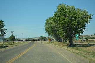 Valley Drive is the historic route of U.S. 10 northeast from Miles City to the BNSF Railroad siding of Tusler.